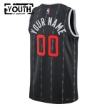 Maillot NBA Toronto Raptors Personnalisable Nike 2025-26 City Edition Noir Swingman - Enfant